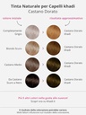 Tinta Naturale per Capelli Castano Dorato Khadi