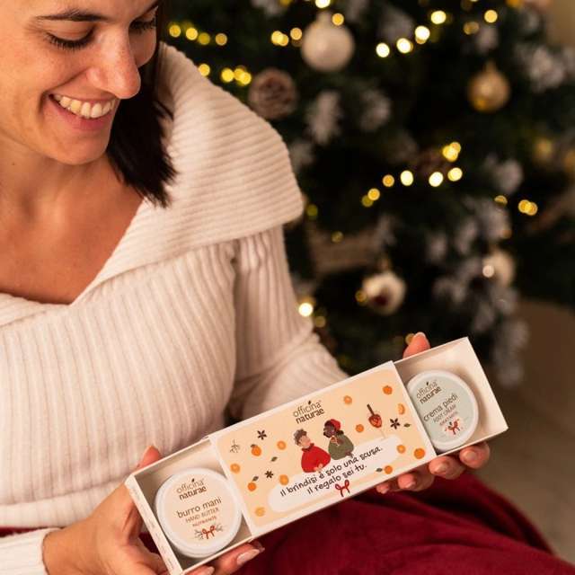 Confezione regalo Burro Mani e Crema Piedi Officina Naturae