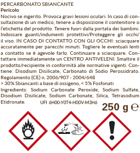 Scatola Regalo In Latta Con Percarbonato Sbiancante e Mini Guida All'uso Officina Naturae