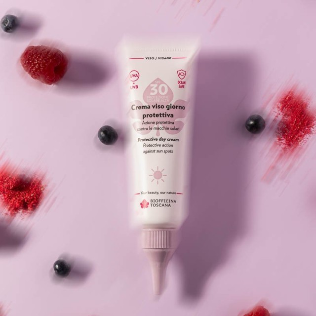 Crema Viso Giorno Protettiva SPF30 Biofficina Toscana