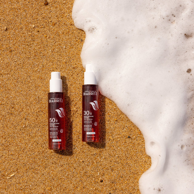Olio solare invisibile viso, corpo e capelli SPF 30