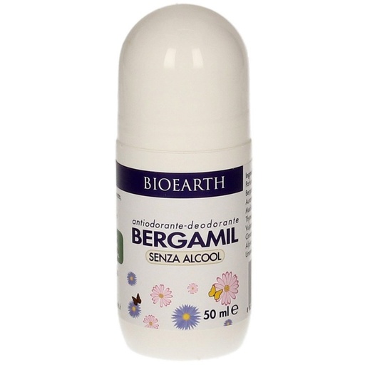 [8029182002604] Deodorante Naturale Roll On Bergamil Bioearth