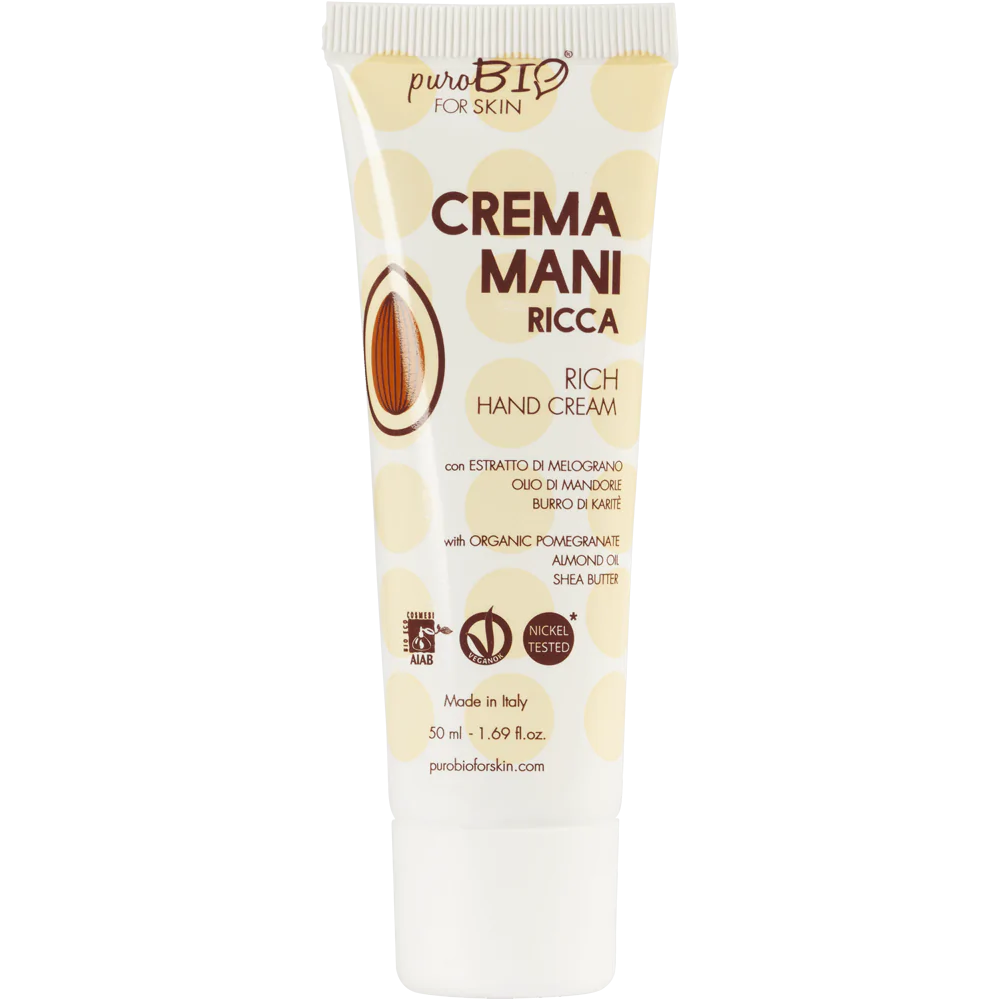 Crema Mani Ricca Burro di Karitè Purobio
