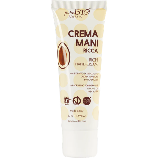 [8051411365181] Crema Mani Ricca Burro di Karitè Purobio
