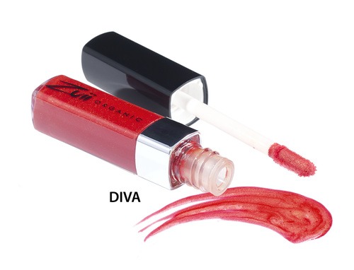 Certified organic satin lip colour Diva