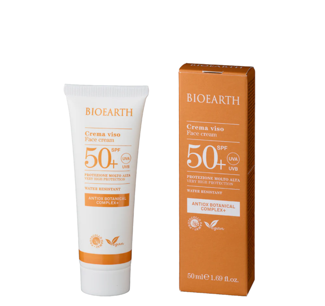 Crema Viso Solare SPF 50+ Bioearth