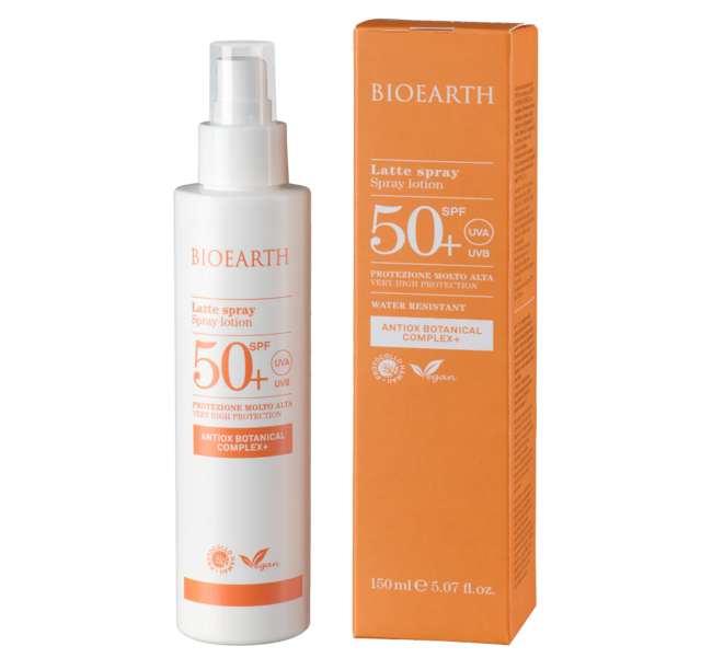 Latte Solare Spray SPF50+ Bioearth