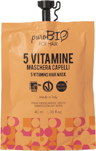 [8051411364672] Maschera Capelli 5 Vitamine Purobio
