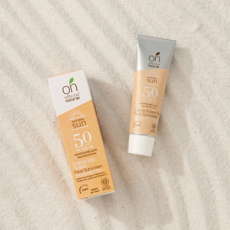 Crema Solare Viso SPF 50 Stop Age Officina Naturae