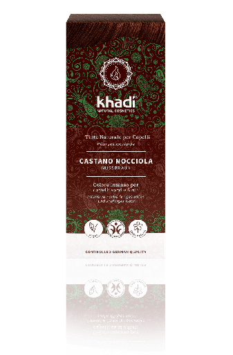 [4260378040152] Tinta Naturale per Capelli Castano nocciola Khadi