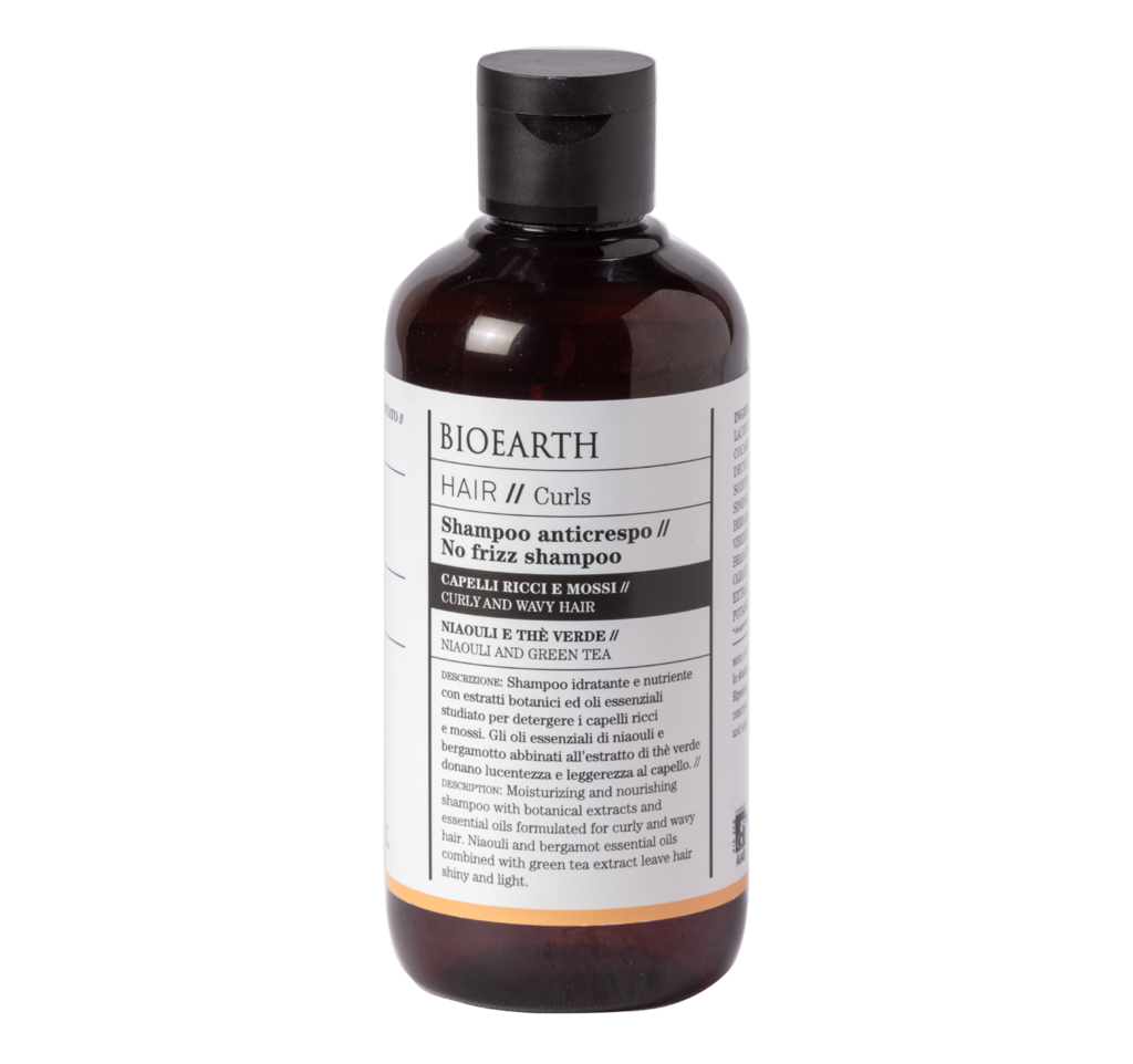 Shampoo Anticrespo Capelli Mossi e Ricci Bioearth