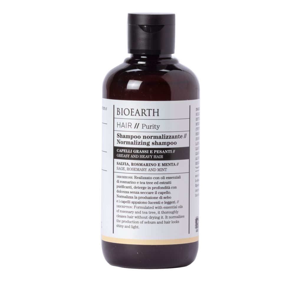 Shampoo Normalizzante Capelli Grassi Bioearth