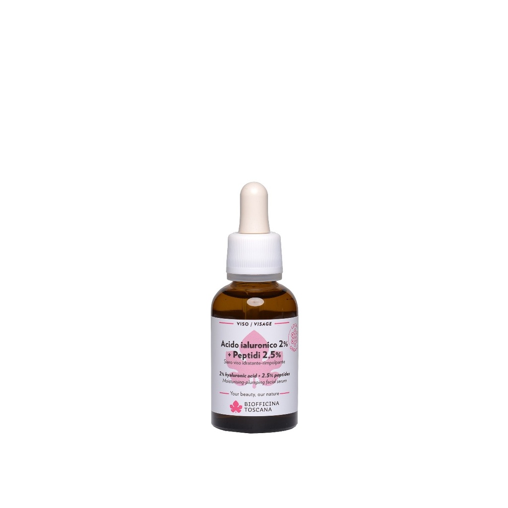 Acido Ialuronico 2% + Peptidi 2,5% Biofficina Toscana