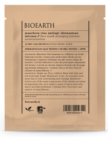 [8029182009344] Maschera Viso in Tessuto Antiage Idratazione Intensa Bioearth