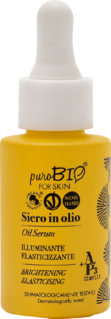 Siero in olio elasticizzante illuminante Purobio