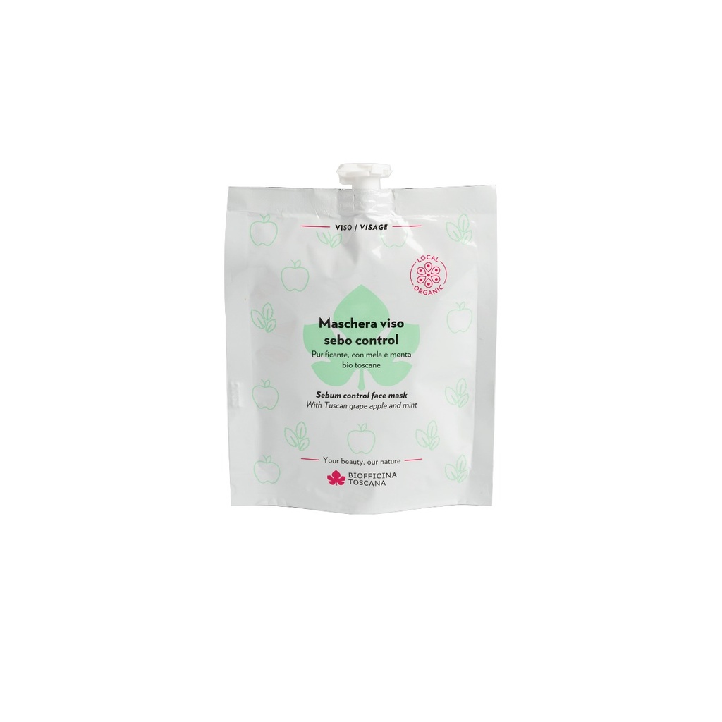 Maschera Viso Sebo Control Biofficina Toscana
