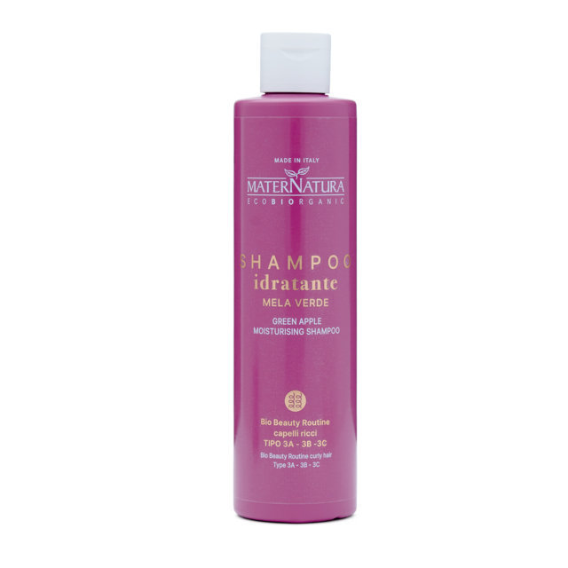 Shampoo Idratante Capelli Ricci alla Mela Verde Maternatura