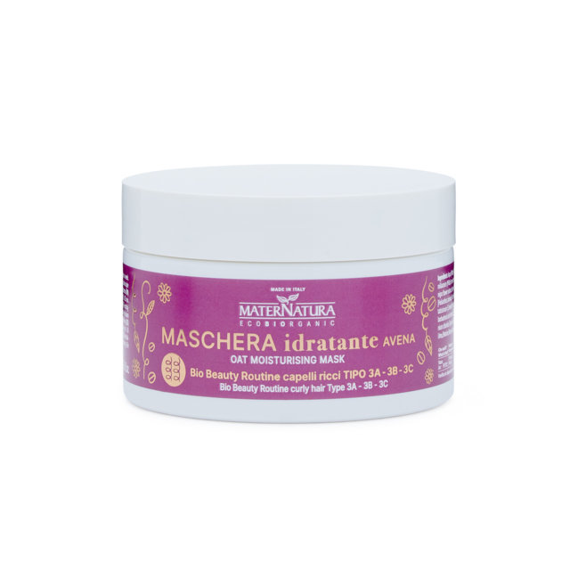 Maschera Idratante Capelli Ricci all'Avena Maternatura
