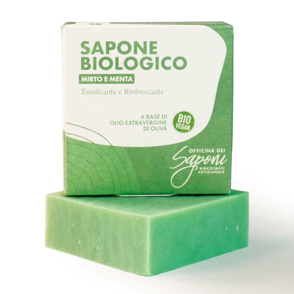 Sapone biologico Mirto e Menta
