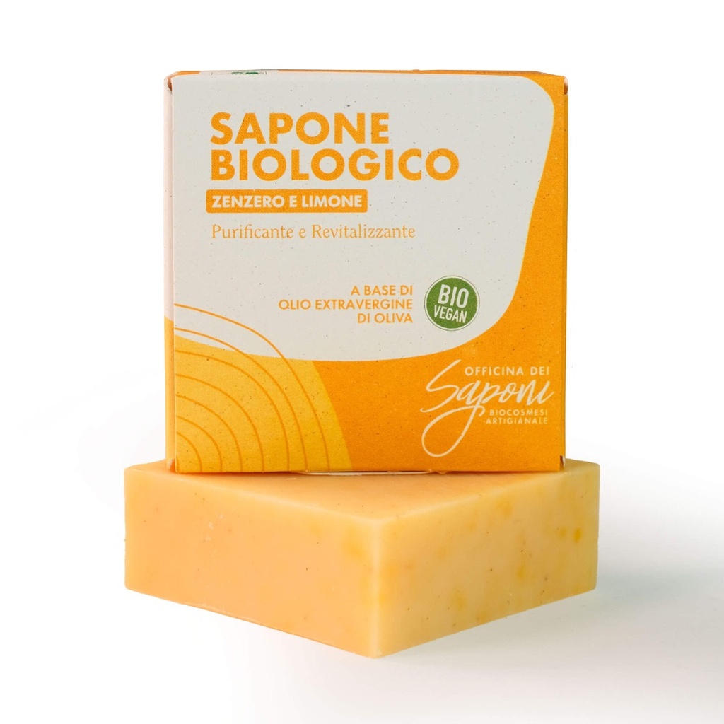 Sapone biologico Zenzero e Limone