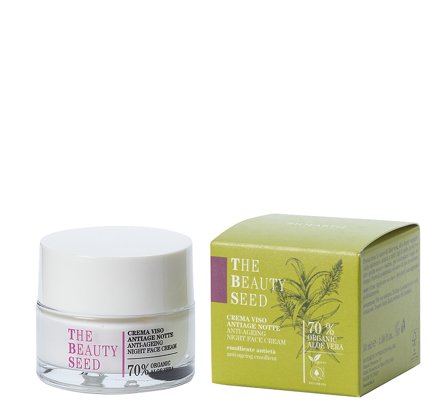 Crema Viso Antiage Notte con Aloe Vera Bioearth