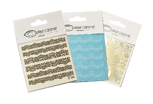 [3700306950173] Sticker per Unghie Couleur Caramel (Modello 2)