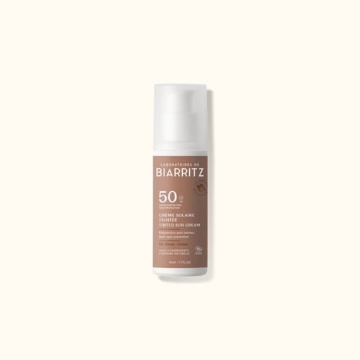 [3760211482510] Crema Solare Colorata Viso SPF 50 Laboratoires de Biarritz (Dorée)