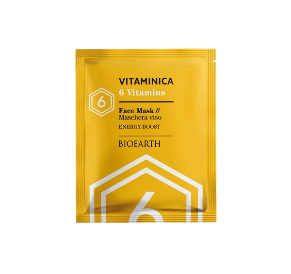 Maschera Viso in Tessuto 6 Vitamine Bioearth