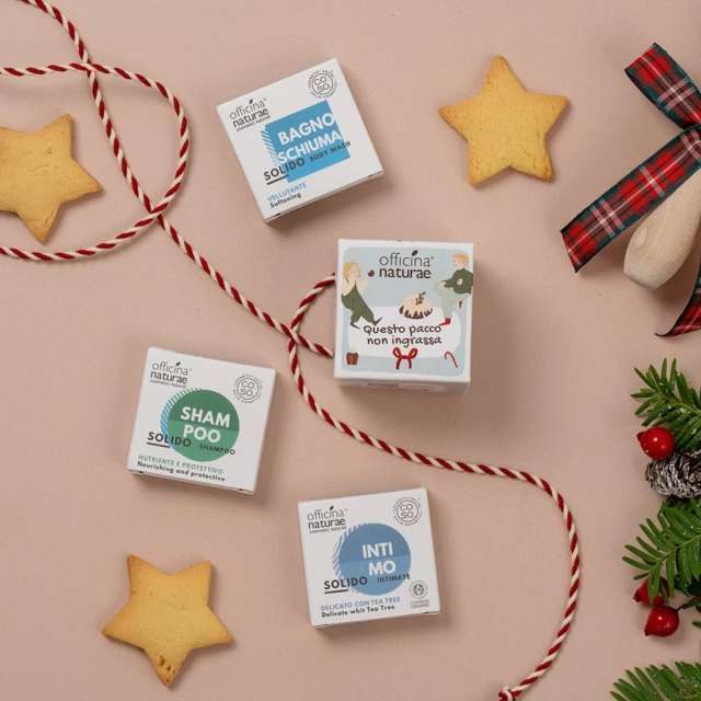 Kit Mini Size Shampoo, Intimo e Bagnoschiuma solidi Officina Naturae