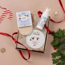 Confezione regalo Mousse Viso Pelle Sensibile e Guanto Viso Struccante 100% Cotone Bio Officina Naturae