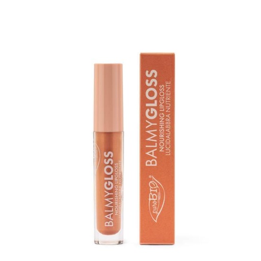 [8051411367147] Balmy Gloss Purobio (n.03 Pesca Chiaro Brillante)
