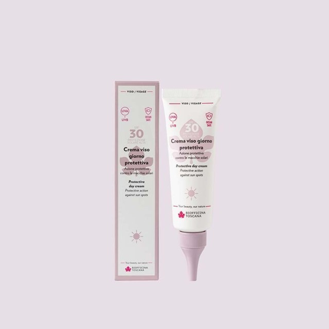 Crema Viso Giorno Protettiva SPF30 Biofficina Toscana