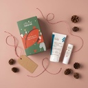 Tutti Pronti per le Feste - Kit regalo Burro Labbra Colorato e Crema Mani Verbena Officina Naturae