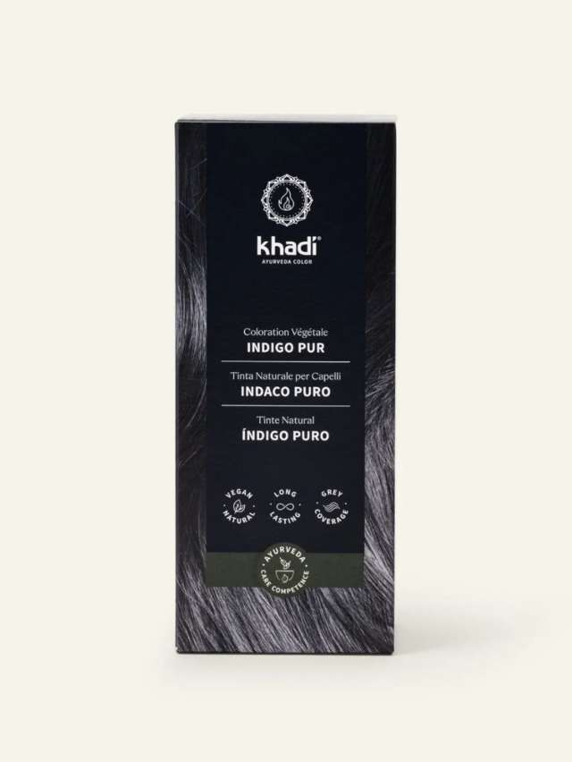 Tinta Naturale per Capelli Indaco Puro Khadi