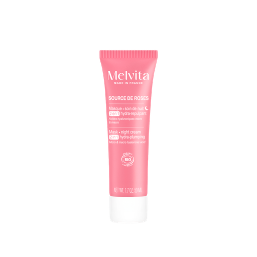 Maschera Viso 2 in 1 Idratante e Rimpolpante Melvita