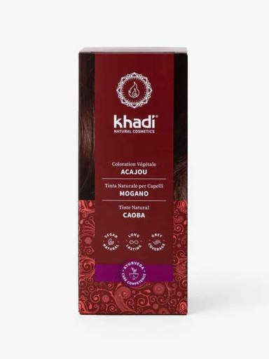 [4260672893188] Tinta Naturale per Capelli Mogano Khadi