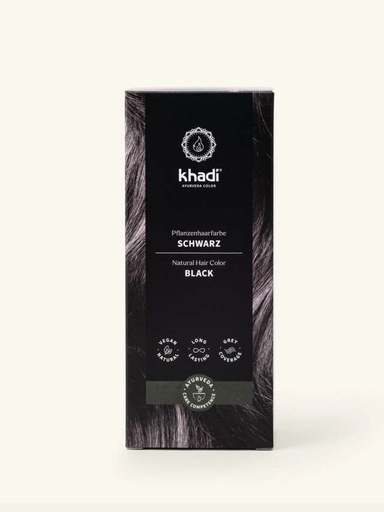[4260378040176] Tinta Naturale per Capelli Nero Khadi