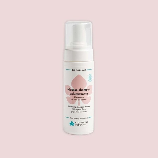 [8003140491204] Mousse-Shampoo Volumizzante Biofficina Toscana