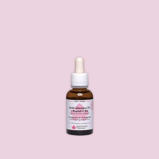 [8003140491778] Acido Ialuronico 2% + Peptidi 2,5% Biofficina Toscana