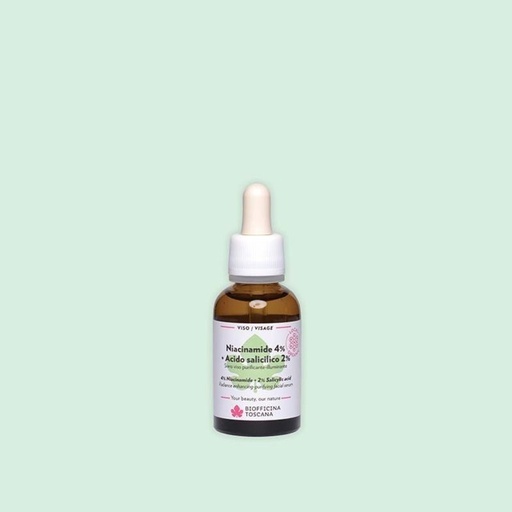 [8003140491792] Niacinamide 4% + Acido Salicilico 2% Biofficina Toscana