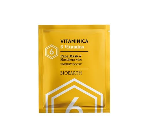 [8029182014515] Maschera Viso in Tessuto 6 Vitamine Bioearth