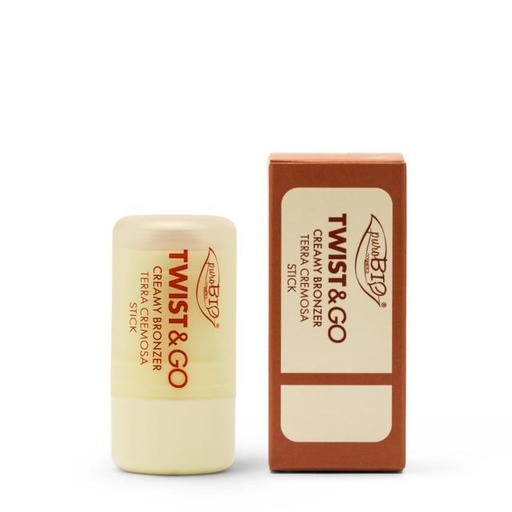 [8051411367185] Twist&Go Stick Viso Terra Cremosa n.02 Biscotto Purobio