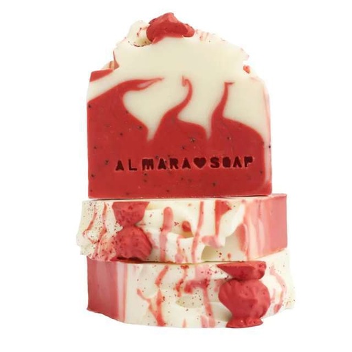 [8594190761213] Strawberry & Cream Sapone Artigianale Almara Soap