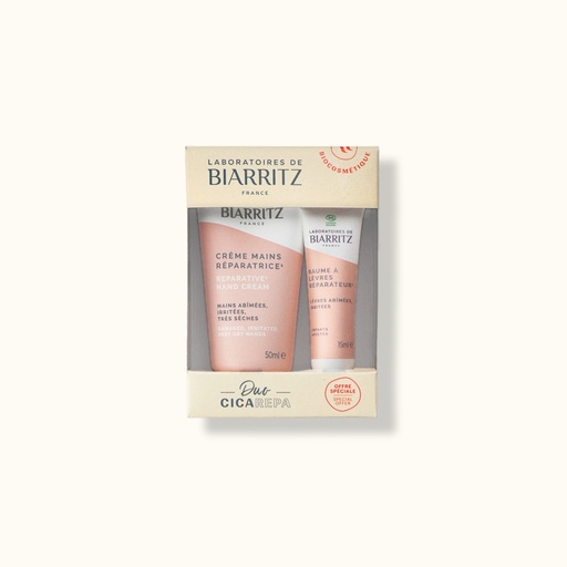 [3760211483364] Duo Cica Repa - Crema mani e balsamo labbra Laboratoires De Biarritz